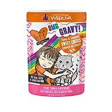 Weruva B.F.F. OMG Gravy! For Tuna Lovers Wet Cat Food - Minced in Gravy, 3 OZ