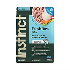 Instinct® Raw Bites Adult Frozen Dog Food - Raw, Grain Free, Alaskan Pollock