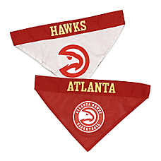 Pets First Atlanta Hawks Reversible Bandana