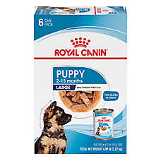 Royal Canin Large Breed Puppy Dog Wet Food - Variety Pack, 13 oz (6 Count)