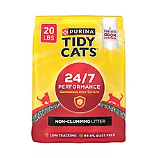 Purina® Tidy Cats® 24/7 Performance Non-Clumping Multi-Cat Clay Cat Litter - Low Dust""