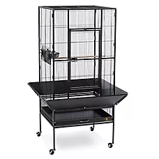 Prevue Pet Park Plaza Pet Bird Cage with Seed Guards