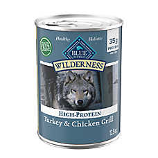 Blue Buffalo Wilderness High Protein Adult Wet Dog Food - Grain Free, Pate, 12.5 oz