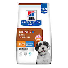 Hill's Prescription Diet K/D + Derm Complete Adult Dry Dog Food