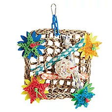 All Living Things® Vine Mat Bird Foraging Toy - Foraging Toy for Medium Pet Birds