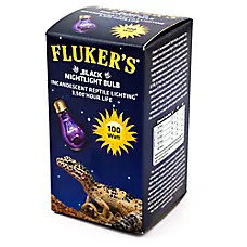 Fluker's® Nighttime Bulb Reptile Night Heat Lamp for Terrariums - 60-100 watt