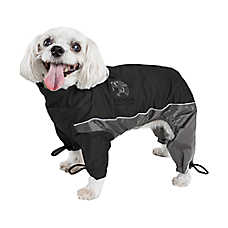 Touchdog Quantum-Ice Full-Bodied Adjustable and 3M Reflective Dog Jacket with Blackshark Technology