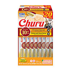 Inaba Churu Senior Creamy Puree Lickable Cat Treat - Variety Pack, 10 Oz
