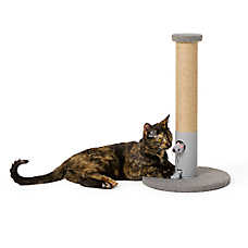 Whisker City? Peeking Mouse Cat Scratching Post, Interactive Play, 11.7 IN L X 11.7 IN W X 19.7 IN H