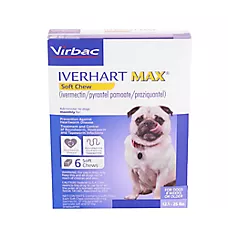 Iverhart Max Soft Chews for Dogs 12.1-25 lbs (Blue Box), 6 Month Supply