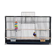 All Living Things® Flight Pet Bird Cage - Wide Design for Small Birds