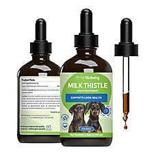 Pet Wellbeing Milk Thistle Large Canine Liquid Liver Dog Supplement