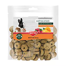 KAYTEE® Timothy Hay Baked Biscuits - Vitamin C Treats - Adult Rabbits, Guinea Pigs and Small Pets