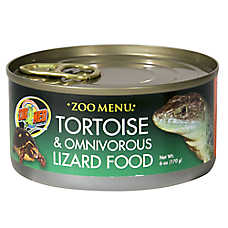 Zoo Med Zoo Menu Land Tortoise and Omnivorous Lizard Food - Tortoise Reptile Food - 6 oz