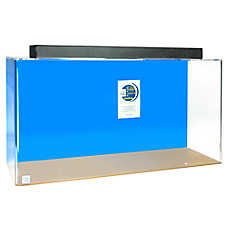 Clear-For-Life 125 Gallon Rectangle UniQuarium Acrylic Fish Tank Built-In Filter 72x18x20