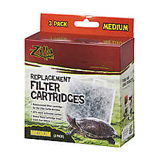 Zilla? Replacement Filter Cartridges Medium, Reptile Tank Filter Media - 3 ct