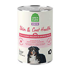 Open Farm Skin & Coat Health Adult Wet Dog Food - Veterinarian Formulated, Pate, 12.5 oz