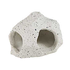 Top Fin? Aquarium Decor - Cichlid Rock, White - Fish Tank Decor - XS