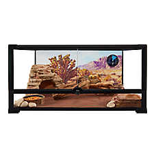 Thrive  Open Glass Terrarium - 20 Gallon Reptile Terrarium - 24x18x12