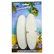 A&E Cage Company Natural 6" Cuttlebone 2 Pack - Natural Calcium Bird Beak Care