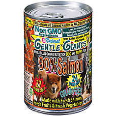 Gentle Giants All Life Stages Wet Dog Food - Natural, Non-GMO, Salmon Pate'