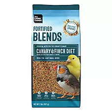 All Living Things® Fortified Canary & Finch Bird Food - Seed Daily Diet - 2lb