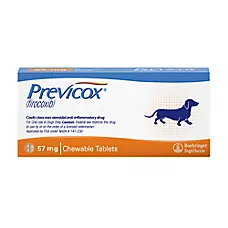 Previcox (firocoxib) Oral Chewable Tablets for Dogs, 57 mg, 30 Count, 60 Count