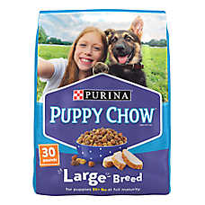 Purina Puppy Chow Large Breed Formula Dog Dry Food - Chicken