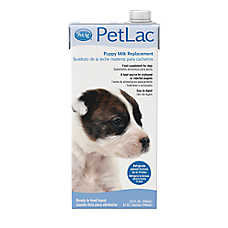 PetAg PetLac Puppy Milk Replacement Liquid for Puppies, Ready-to-Feed Liquid Nutrition, 32 fl oz