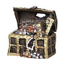 Top Fin? Treasure Chest Aquarium Ornament - Fish Tank Decor - Small