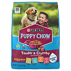 Puppy Chow Tender & Crunchy Beef & Rice Puppy Dry Dog Food 15 lbs